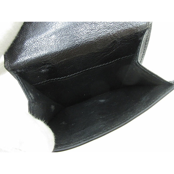 BOTTEGA VENETA Double Hook Bifold Wallet Black Leather - Picture 8 of 9